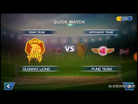 Gujarat lions 2017 T20 cricket #(gameplay)