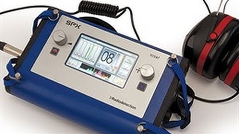 RD547 Water Leak Detector Touch Screen Introduction