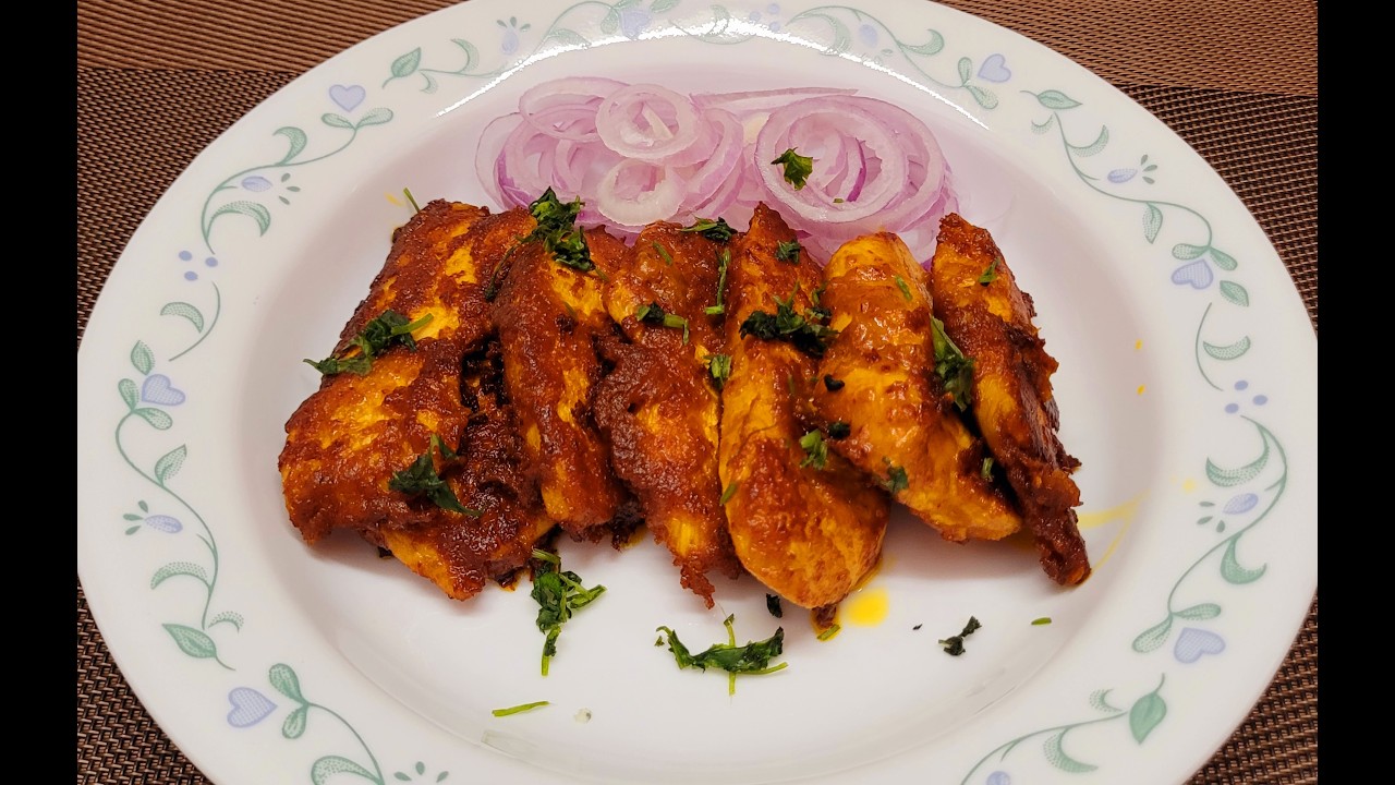 Chicken Tawa Fry / ಚಿಕನ್ ತವಾ ಫ್ರೈ /  चिकन तवा फ्राई / Pan fried chicken recipe