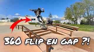 Je fais un 360 flip en gap ?! 😱 | SKATE Vlog