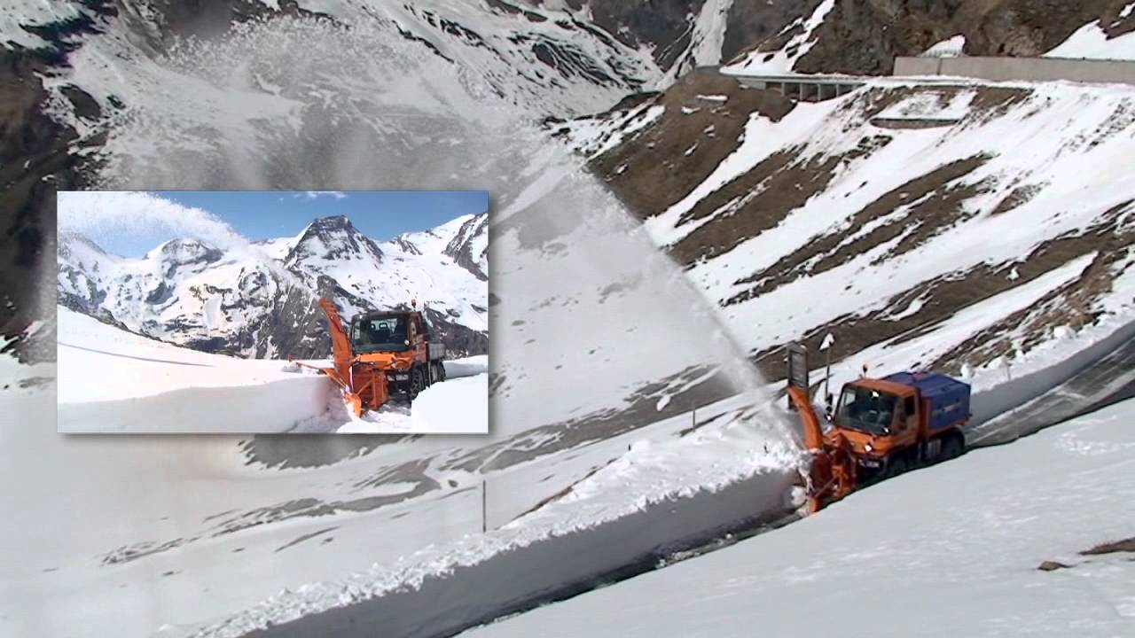 Kahlbacher Seitenschneeschleuder KSU 110 auf Unimog
