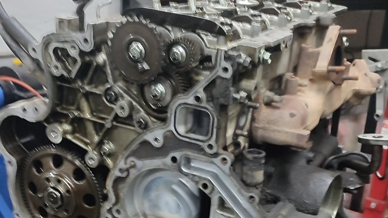 Обрыв цепи ГРМ ZD30DDTI. Последствия - YouTube