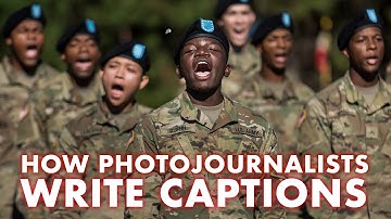 Easy Caption Writing for Photojournalism