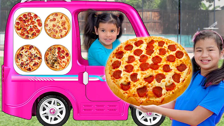 Emma Jannie and Friends Pizza Drive Thru Food Toys...