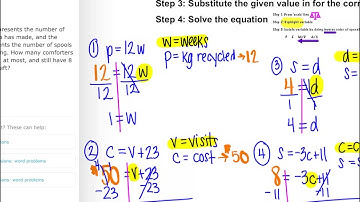 IXL S.7 - Solving Equations: Word Problems