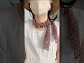 The Braided Scarf Knot: Elegant &amp; Easy Styling Tutorial#ScarfStyling #FashionHacks #ScarfTutorial—
