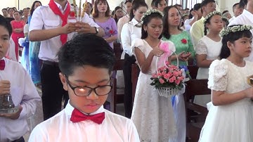 Dâng Lễ vật ngày xưng tộ rước lễ lần đầu 2017.