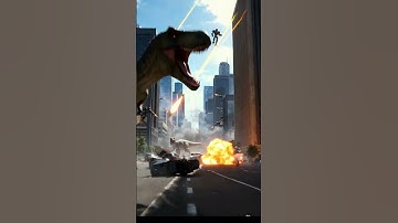 🦖🦖🦖Dino Robot War Dinosaurs vs  Giant Robots #Dinosaurs #Robots #Shorts