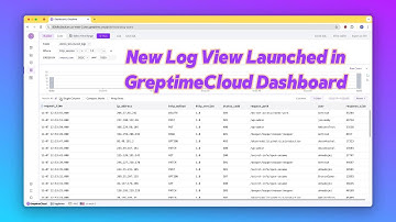 GreptimeDB Dashboard now Support Log View for Easier Log Management