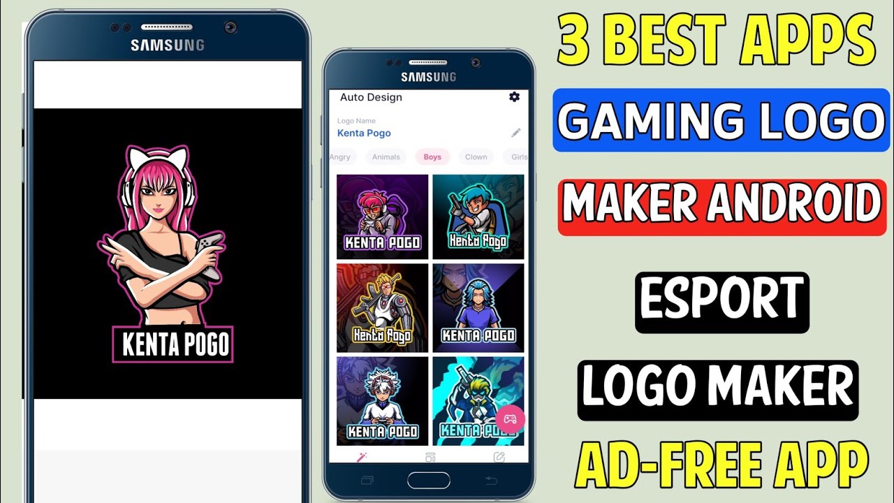 3 Best Gaming Logo Maker Apps For Android 2024 - YouTube