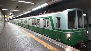 神戸市交1000系1107発車 日立後期GTO