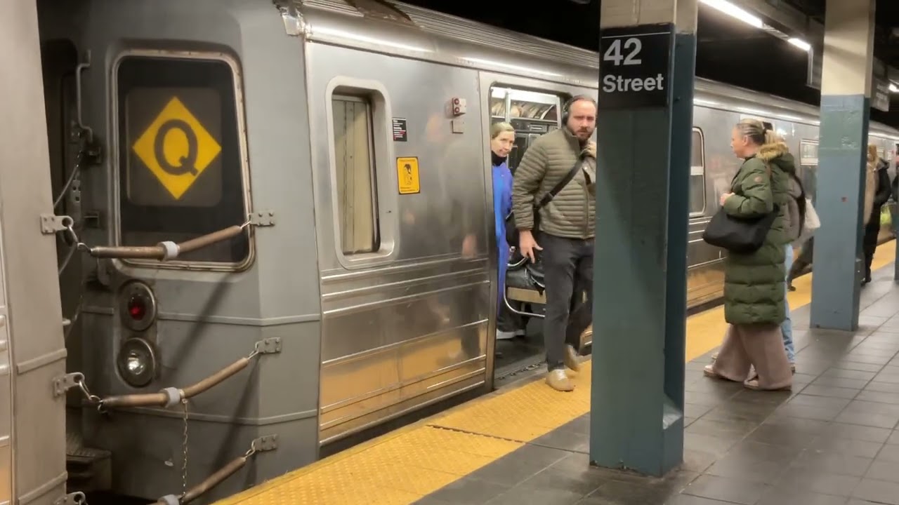 Trains at Times Square 