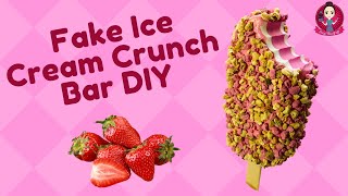 Fake Ice Cream Crunch Bar