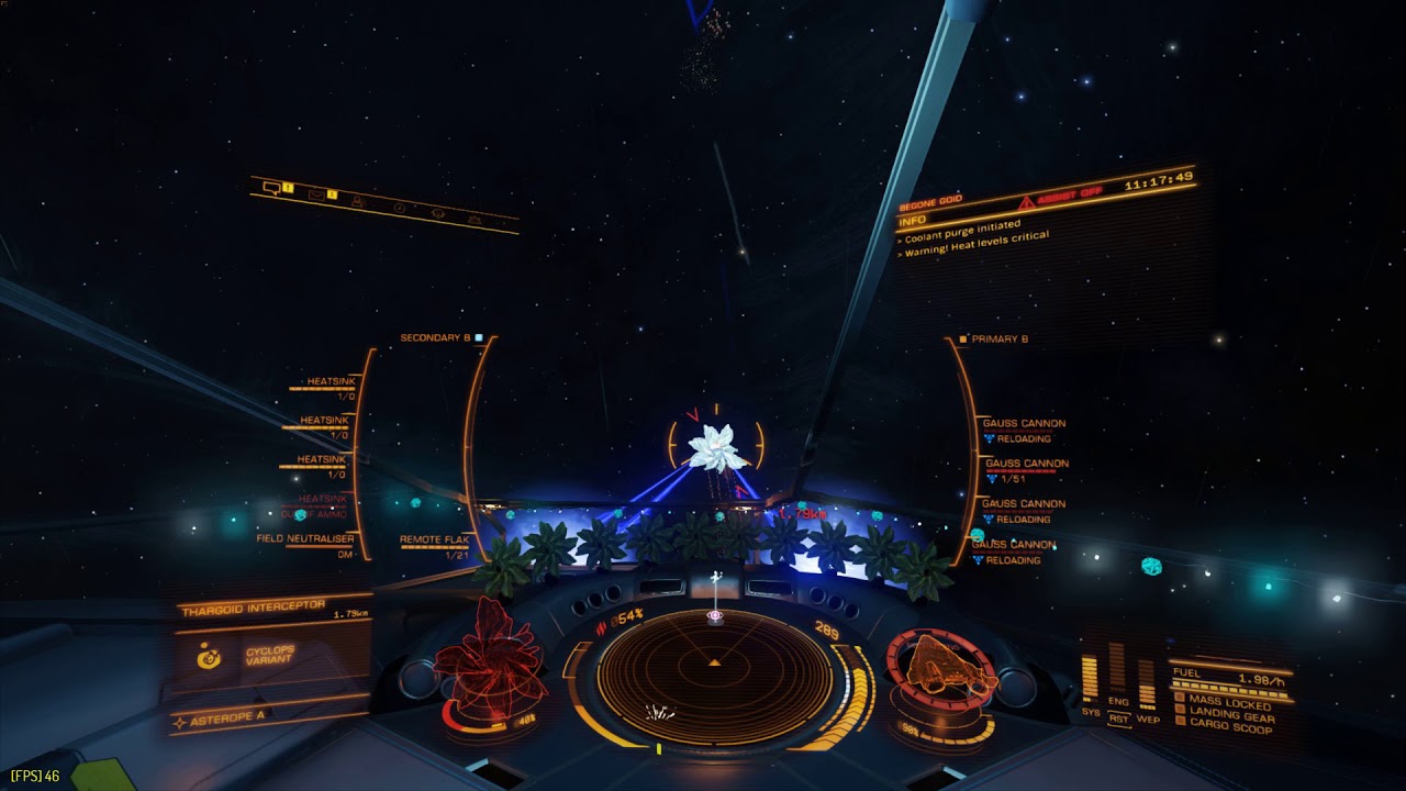 Elite Dangerous GaussDeLance YouTube