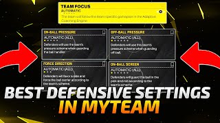 BEST DEFENSIVE SETTINGS YOU CAN USE TO HELP YOU WIN MORE GAMES! NBA 2K23 MYTEAM