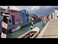 Остров Бурано, passeggiando per Burano, walking tour Burano Venezia