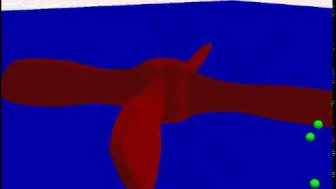 Particle system using continuous collision detection