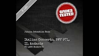 VI LABS Modern D (Bach, Italian Concerto, BWV 971, II. Andante)