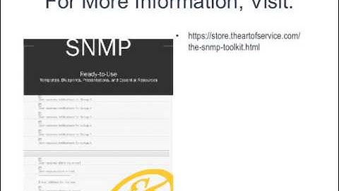 The SNMP Toolkit