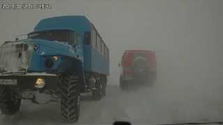 Дорога на Воркуту в пургу (Видеорегистратор) HD.mp4