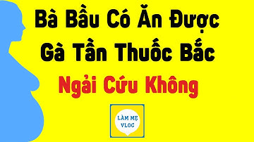 Bà bầu có ăn được gà tần thuốc bắc, ngải cứu không? | Bà bầu có nên | Làm Mẹ Vlog