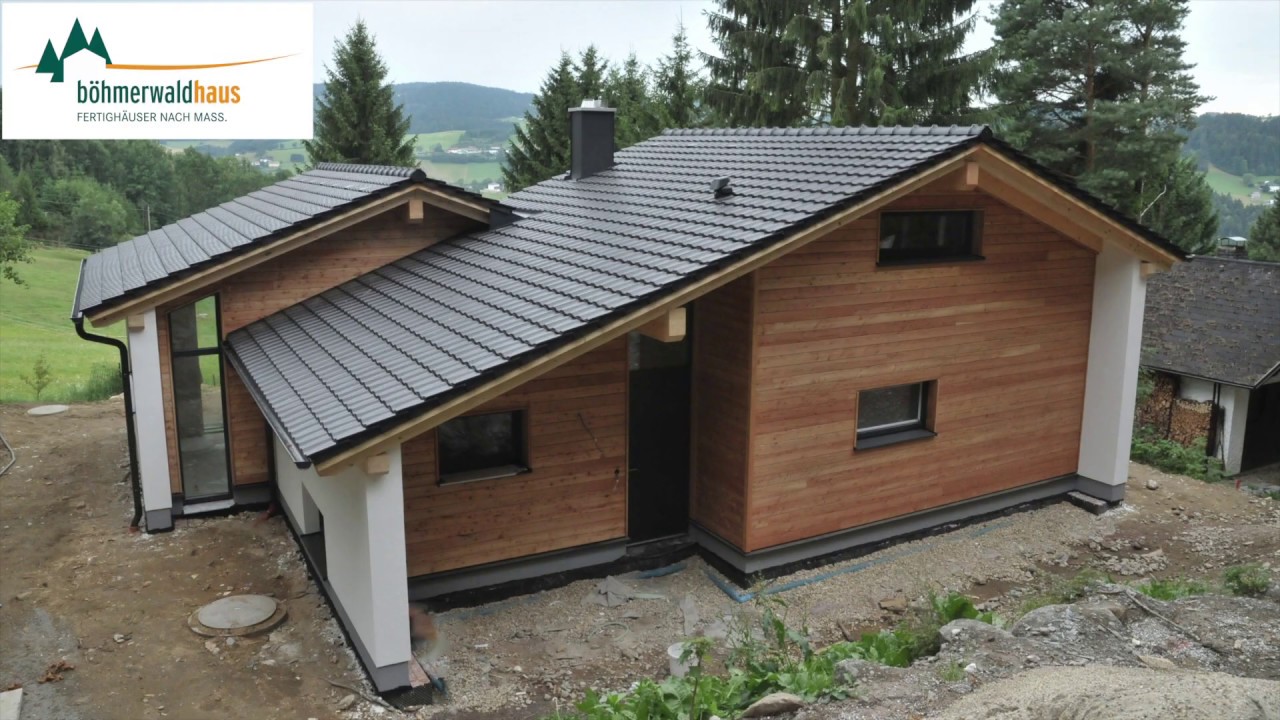 Zeitraffer Hausbau - Böhmerwaldhaus