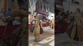 💃Dancing Down the Street! | Calpe Moors & Christians Parade 2025 #calpe #walkingcostablanca #calp