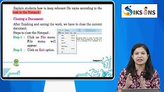 Ch 6 | Siksons | Computer | Class 3 | NotePad and Calculator  | For children