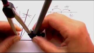 Constructing an Angle of 75 degrees