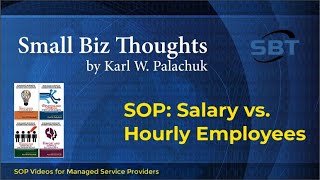 SOP: Salaried vs. Hourly Employees