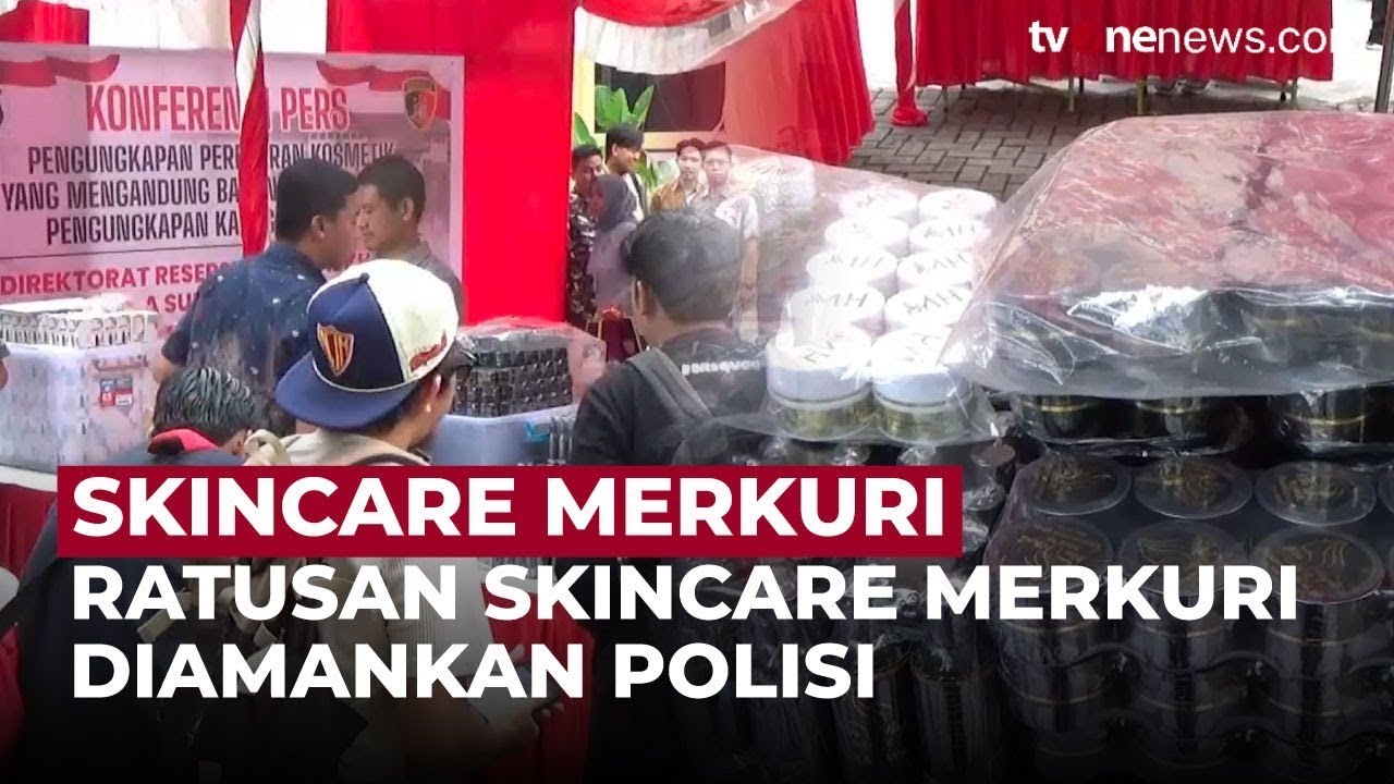 Bikin Skincare Pakai Merkuri, 3 Pria Ini Diciduk Polisi Terancam Denda Rp5 M | OneNews Update