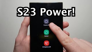How to Turn Off, Restart &amp; Remap Power Button - Samsung Galaxy S23 / S23+ / S23 Ultra