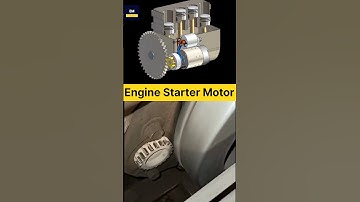 Engine Starter Motor 📌⚙️ #enginestarter#engine #engineering#startermotor