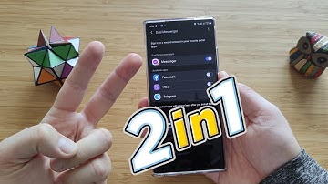 Samsung Dual Messenger - Use 1 Social App with 2 accounts!