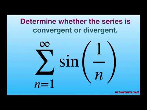 Vídeo: A série sen(1/n) converge?