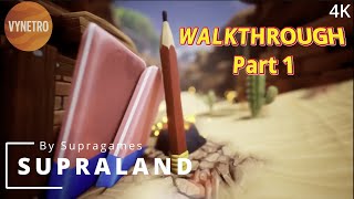 Supraland Walkthrough Part 1: Red Town Puzzles, Force Cube & Double Jump Upgrades (4K) | Vynetro screenshot 1