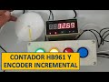 Configurar contador hb961 y encoder incremental detectar longitud distancia reset automatico