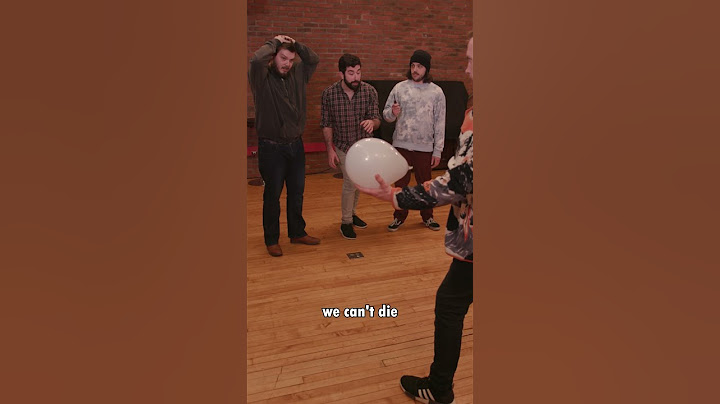 Balloon can't touch the ground