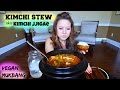 KIMCHI STEW aka KIMCHI JJIGAE • Mukbang & Recipe