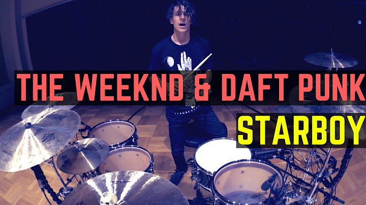 Starboy Drums version - Drums performance video thumbnail
