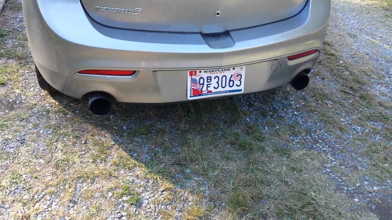 Mazdaspeed 3 Corksport Exhaust Launch Control YouTube