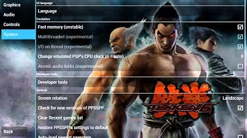 PPSSPP 0 9 8 Tekken 6 Gameplay with settings Android