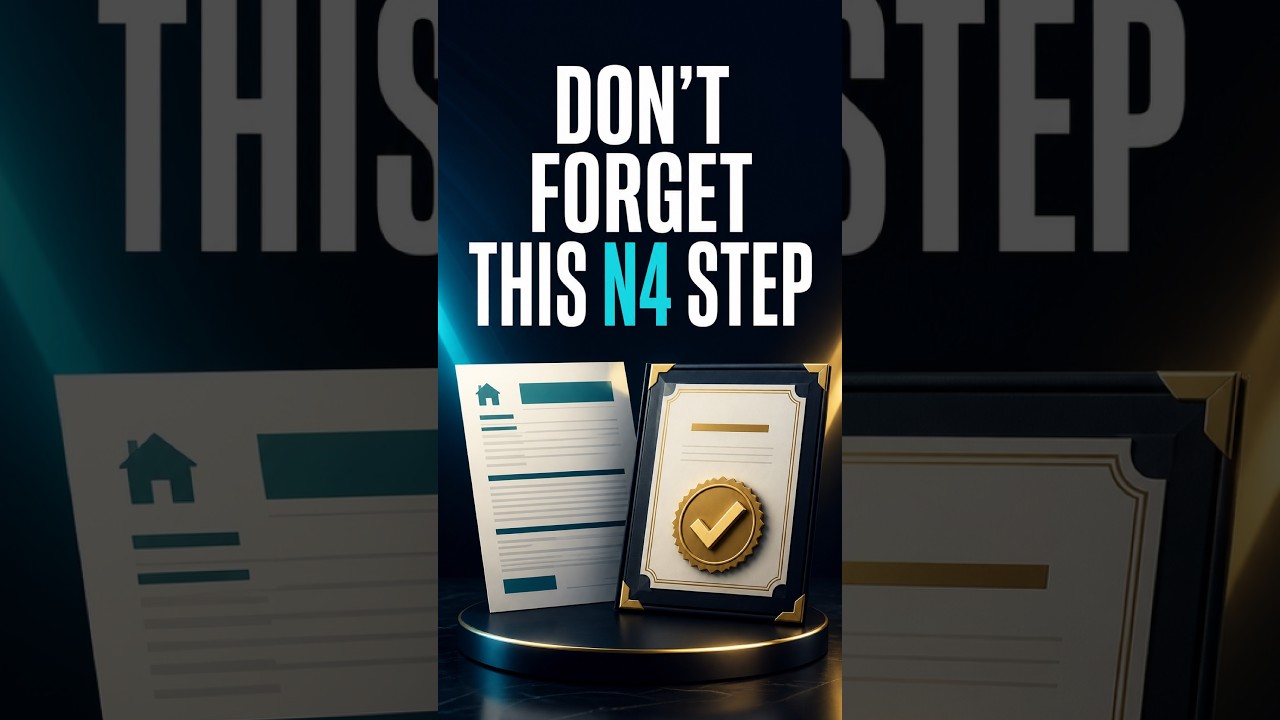 The N4 Step Most Ontario Landlords Forget — Certificate of Service | LandlordEzy
