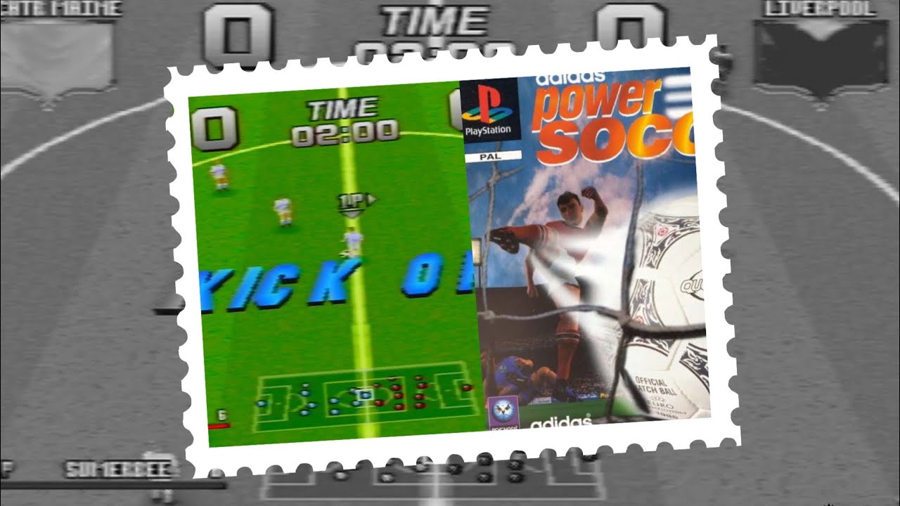 Adidas Power Soccer Manchester Maine vs Liverpool (PS1 / PSX) Adidas