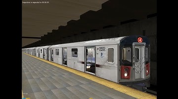 OpenBVE: R142 4 Train from Crown Heights-Utica Avenue to Woodlawn