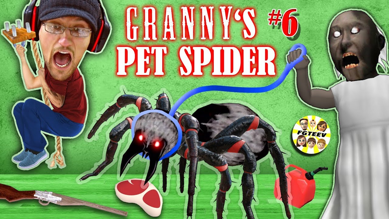 Granny S Pet Spider Secret Rooms W Annoying Baldi S Basics