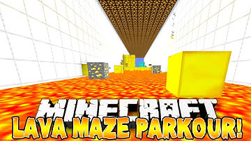 Minecraft - LAVA MAZE PARKOUR! w/Preston & Kenny