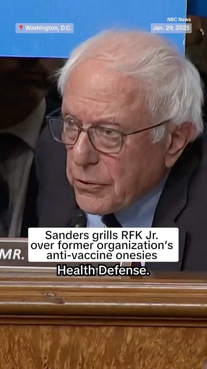 Bernie Sanders grills RFK Jr. over former organization's anti-vaccine onesies