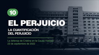 10. El perjuicio. La cuantificación del perjuicio.