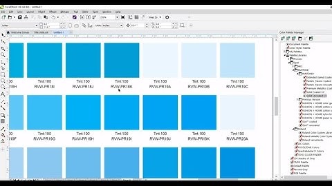 Create Color Charts with the Color Chart Creator Extension in CorelDRAW X8